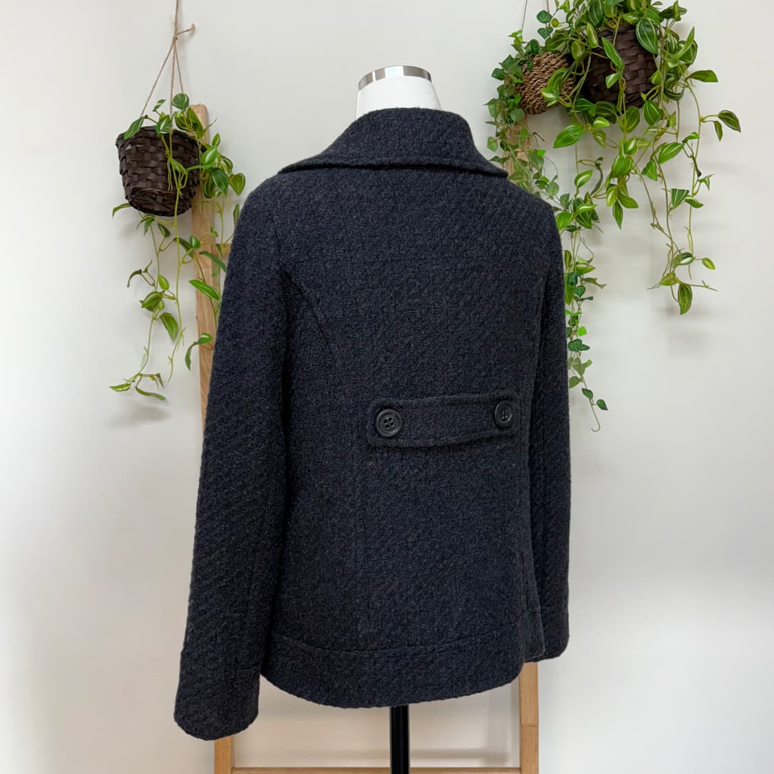 JPN/ 모리걸더블코트 더블반코트 숏코트 해린코트 해린깔 상품이미지6