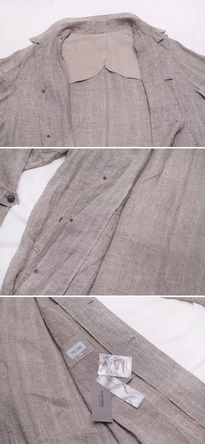 신품급) 시리즈 (series) 피그코팅 피지 린넨 롱자켓 (105+) 상품이미지7