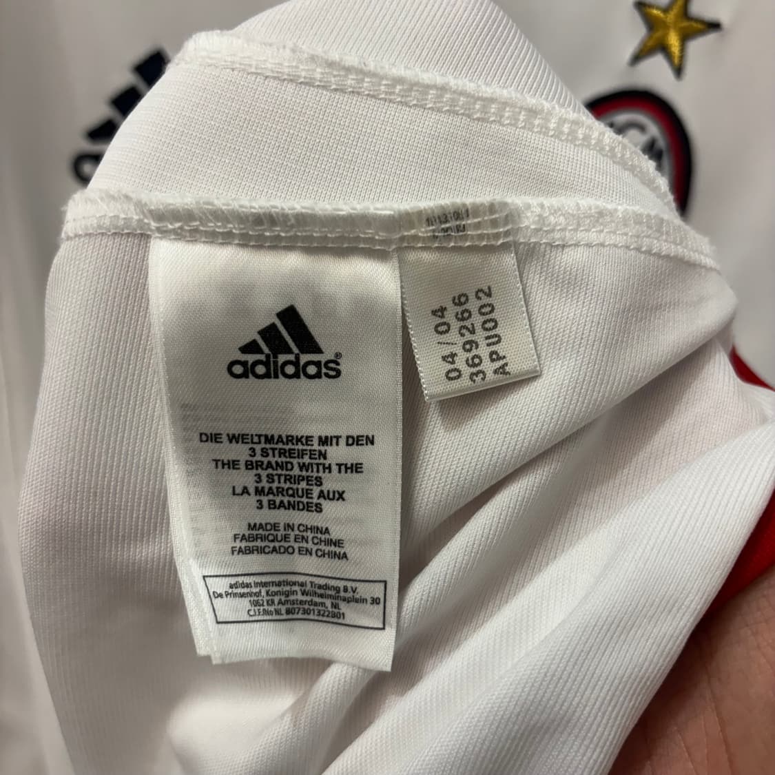 아디다스 04-05 AC밀란 오펠 노마킹 유니폼 져지 L 상품이미지9