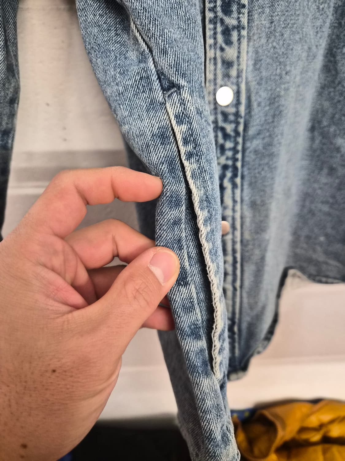 105) SIEG 지이크 데님 셔츠형 자켓 팝니다 상품이미지4