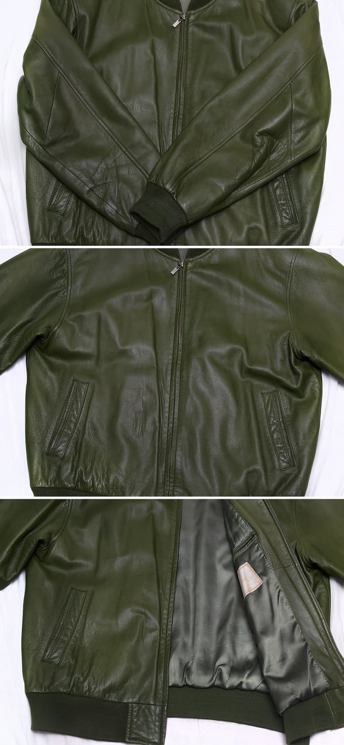 스끼아티 이태리 핸드메이드 양가죽 봄버 자켓 (50 / 105+) 상품이미지6