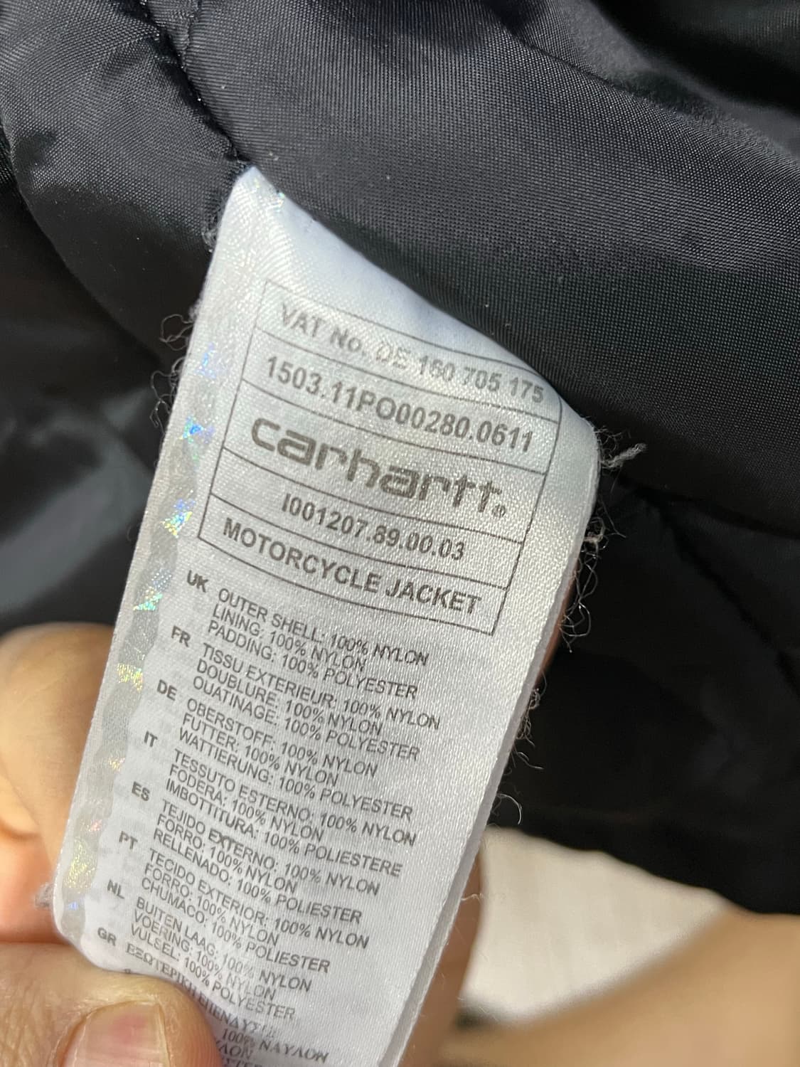 칼하트 모터사이클 자켓 L사이즈 상품이미지5