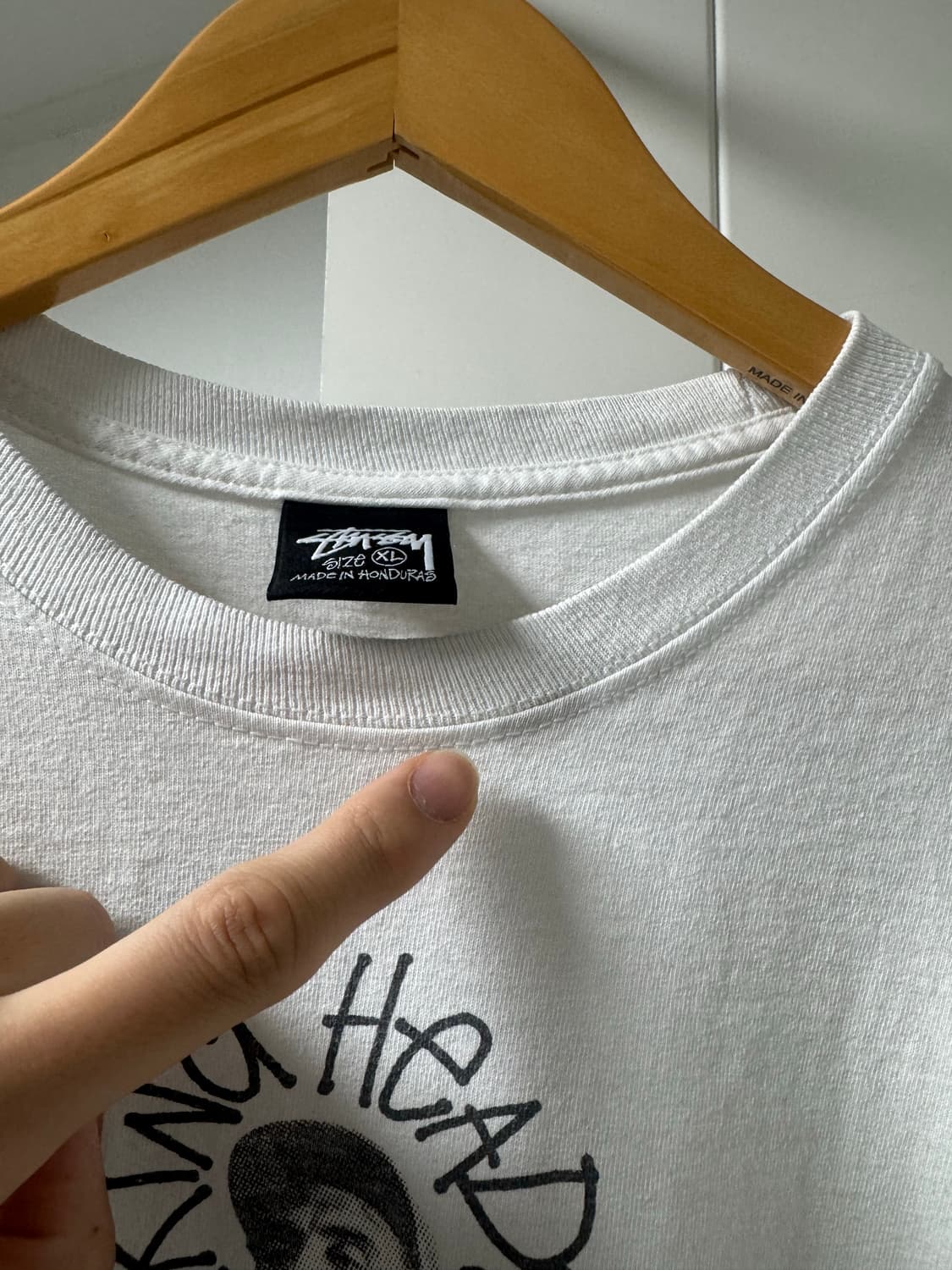 스투시 X 토킹헤즈 반팔티셔츠 XL 상품이미지7