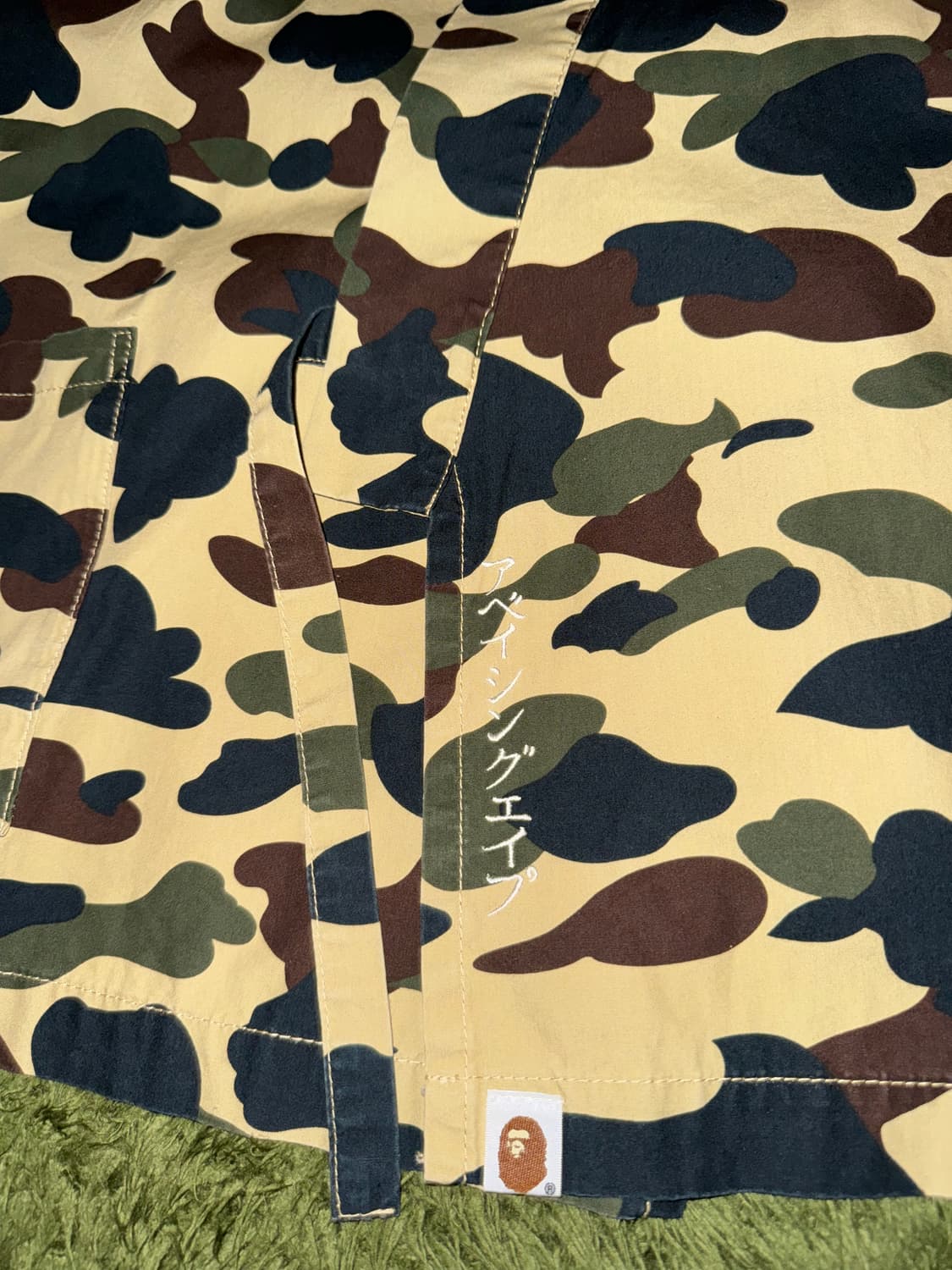 [L] BAPE 베이프 1st 카모 기모노 셔츠 자켓 상품이미지6