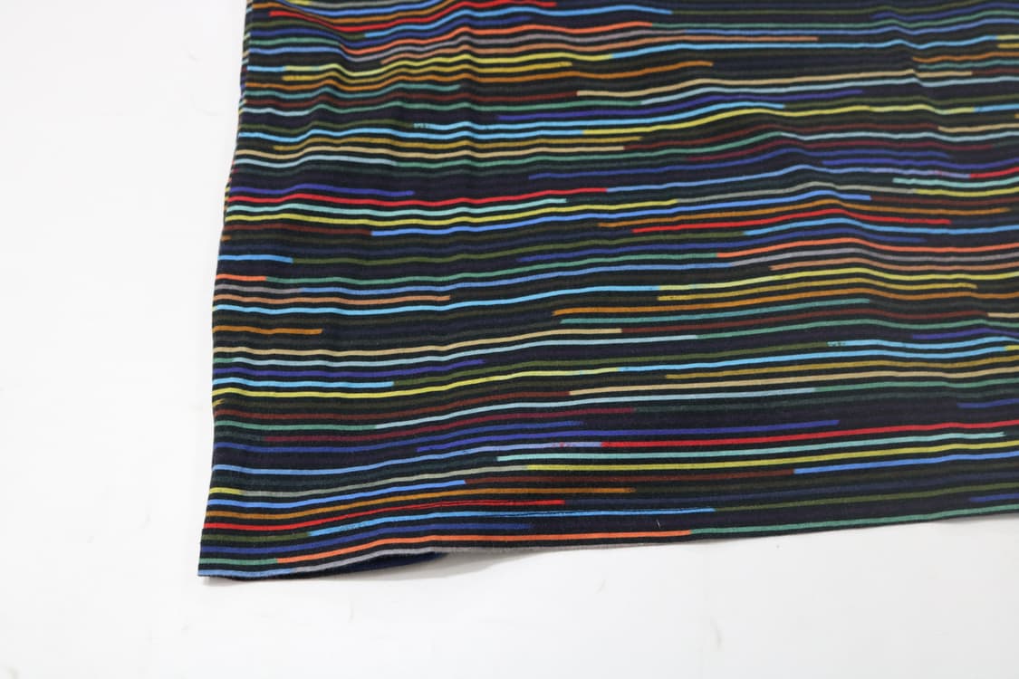 폴스미스 Paul Smith 멀티 컬러 호리존탈 스트라이프 반팔 티셔츠 상품이미지5