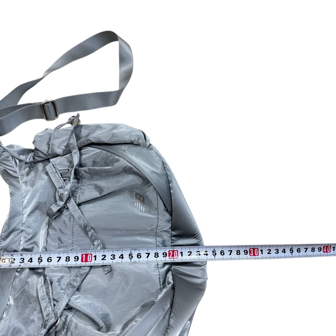 뉴발란스 글로시 리본 호보백 크로스백 가방 실버 상품이미지6