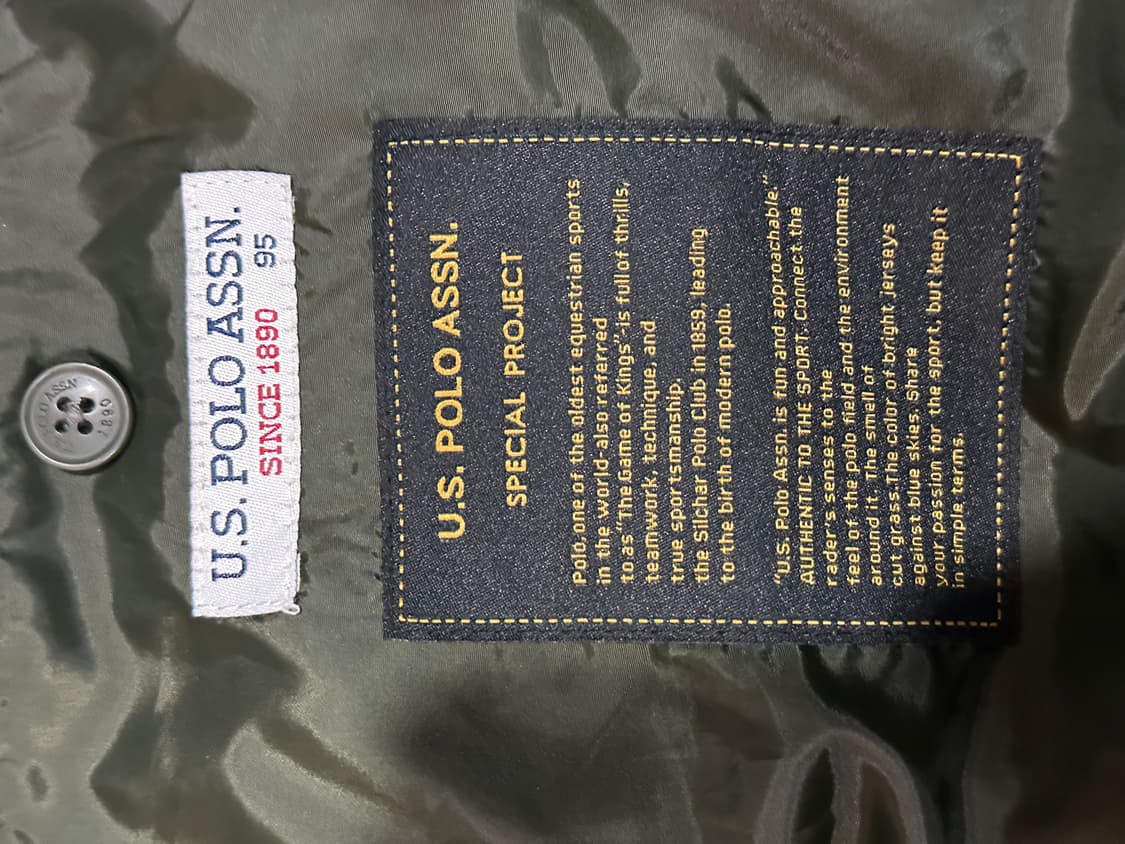 폴로 아센 경량 패딩 점퍼 카키 상품이미지3