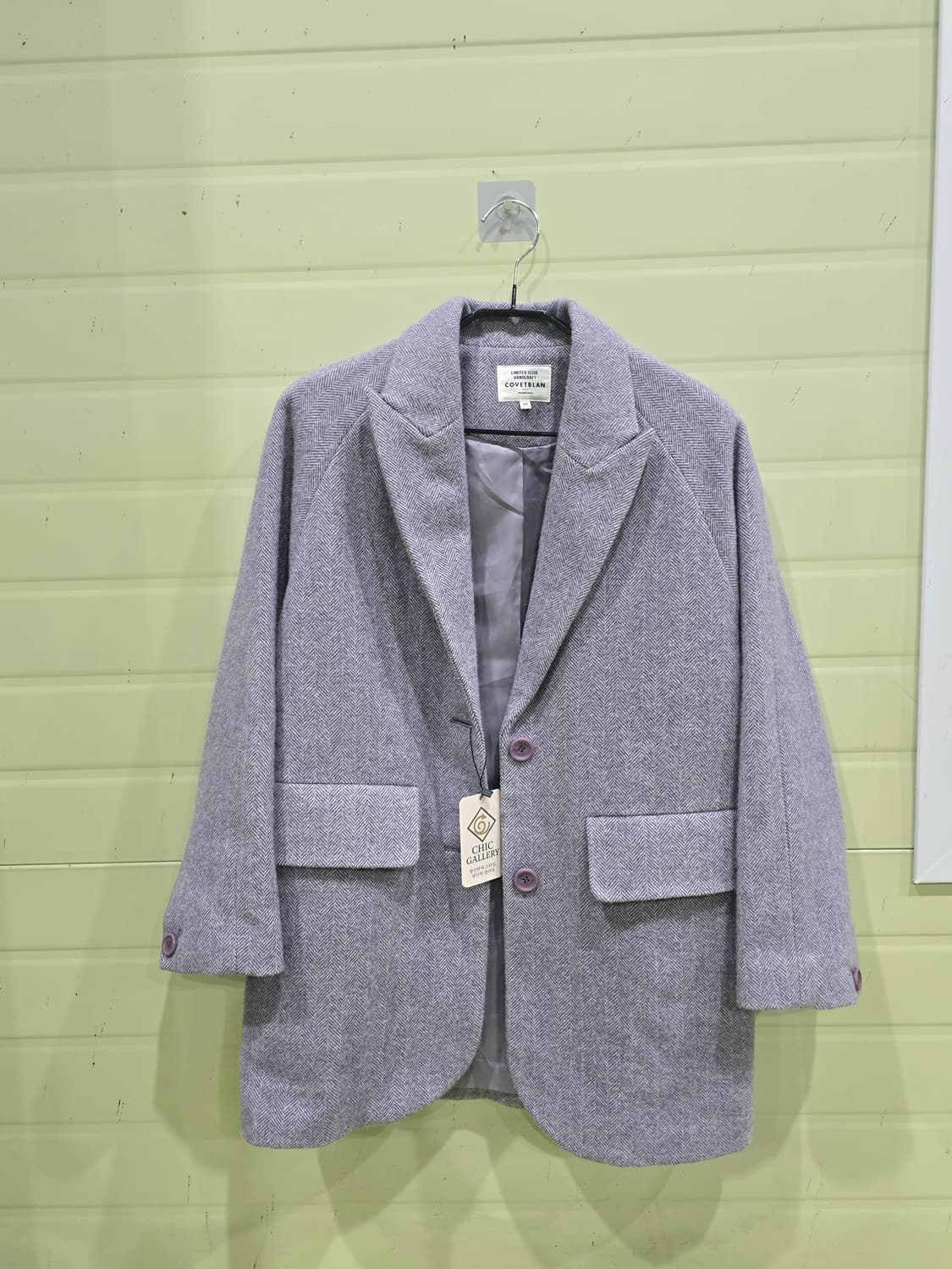 코벳블랑 헤링본 자켓 상품이미지1