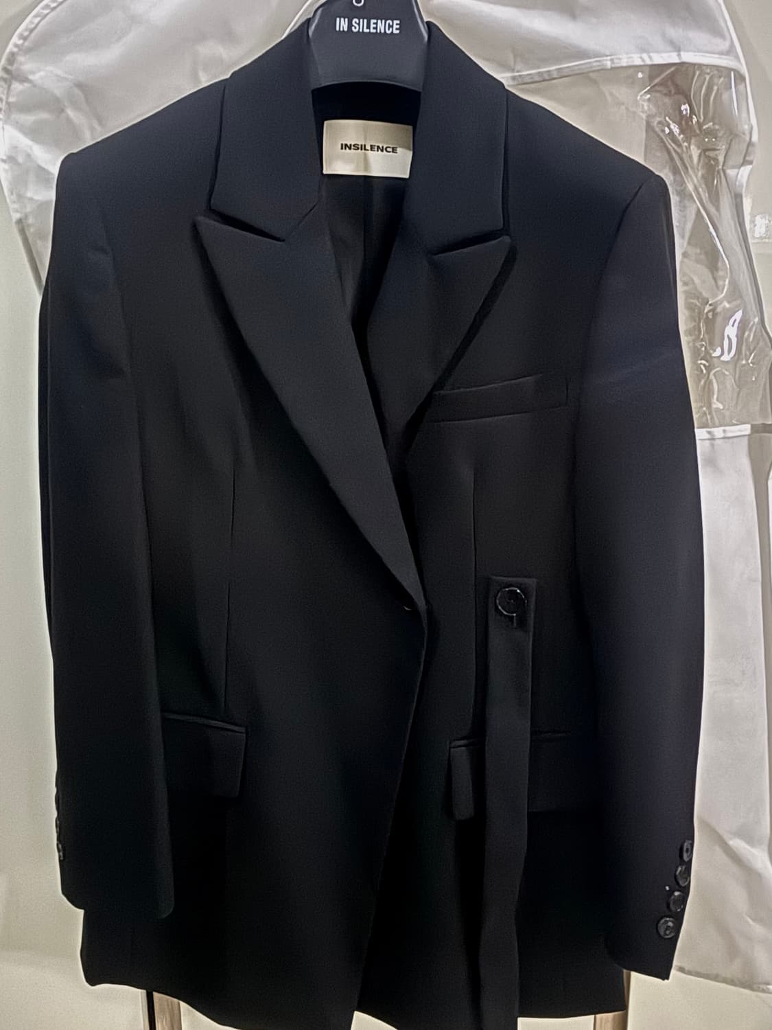 인사일런스우먼 신치드 웨이스트 울 자켓 상품이미지4