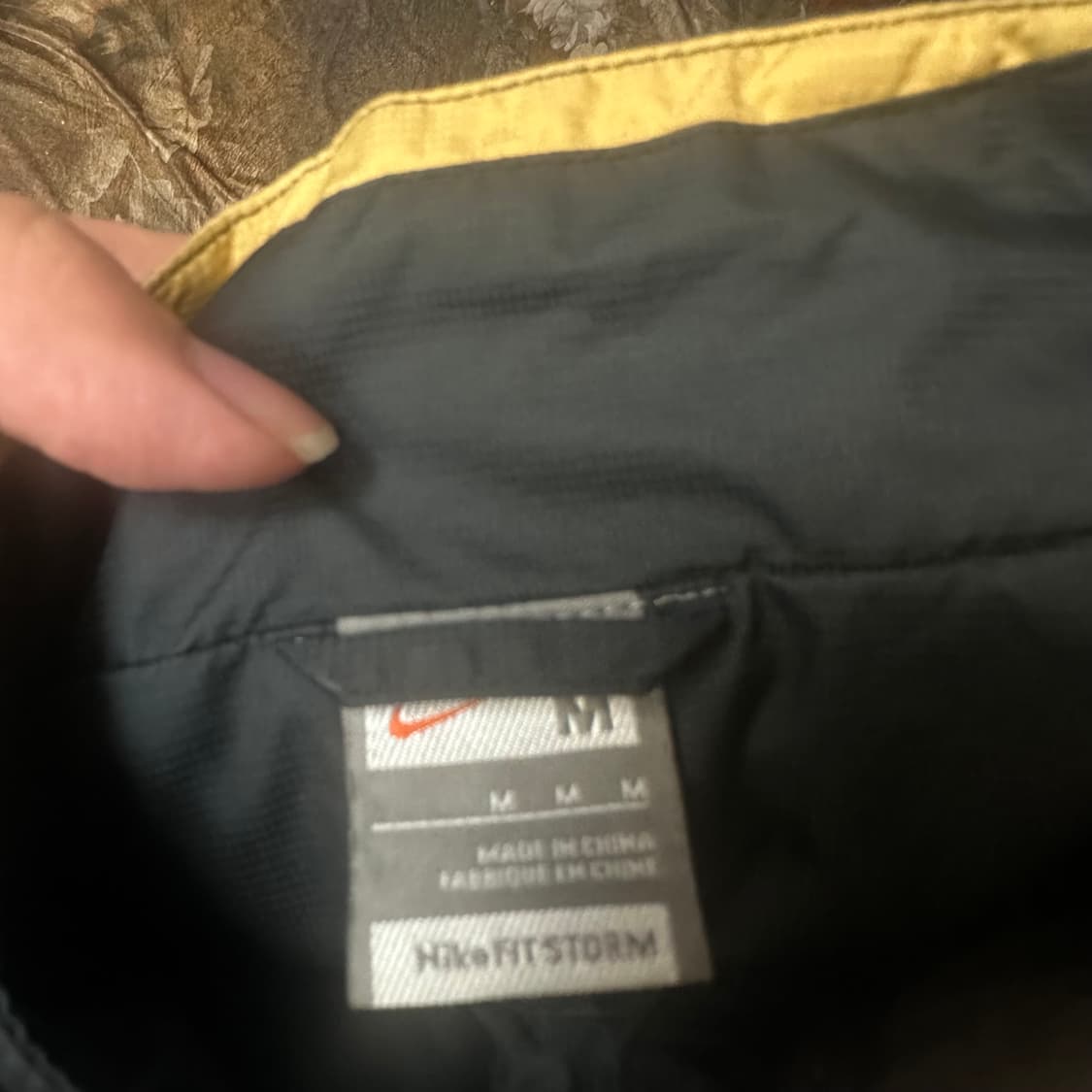 나이키 빈티지 스톰핏 스우시 스몰로고 블랙바람막이 95 상품이미지3