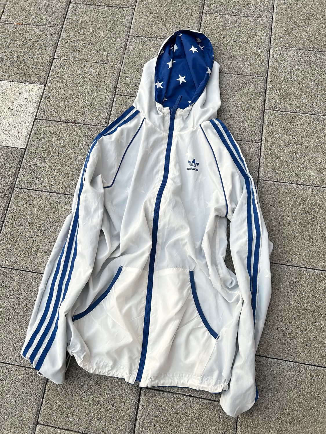 *RARE* 아디다스 별 도트 리버시블 바람막이 상품이미지5