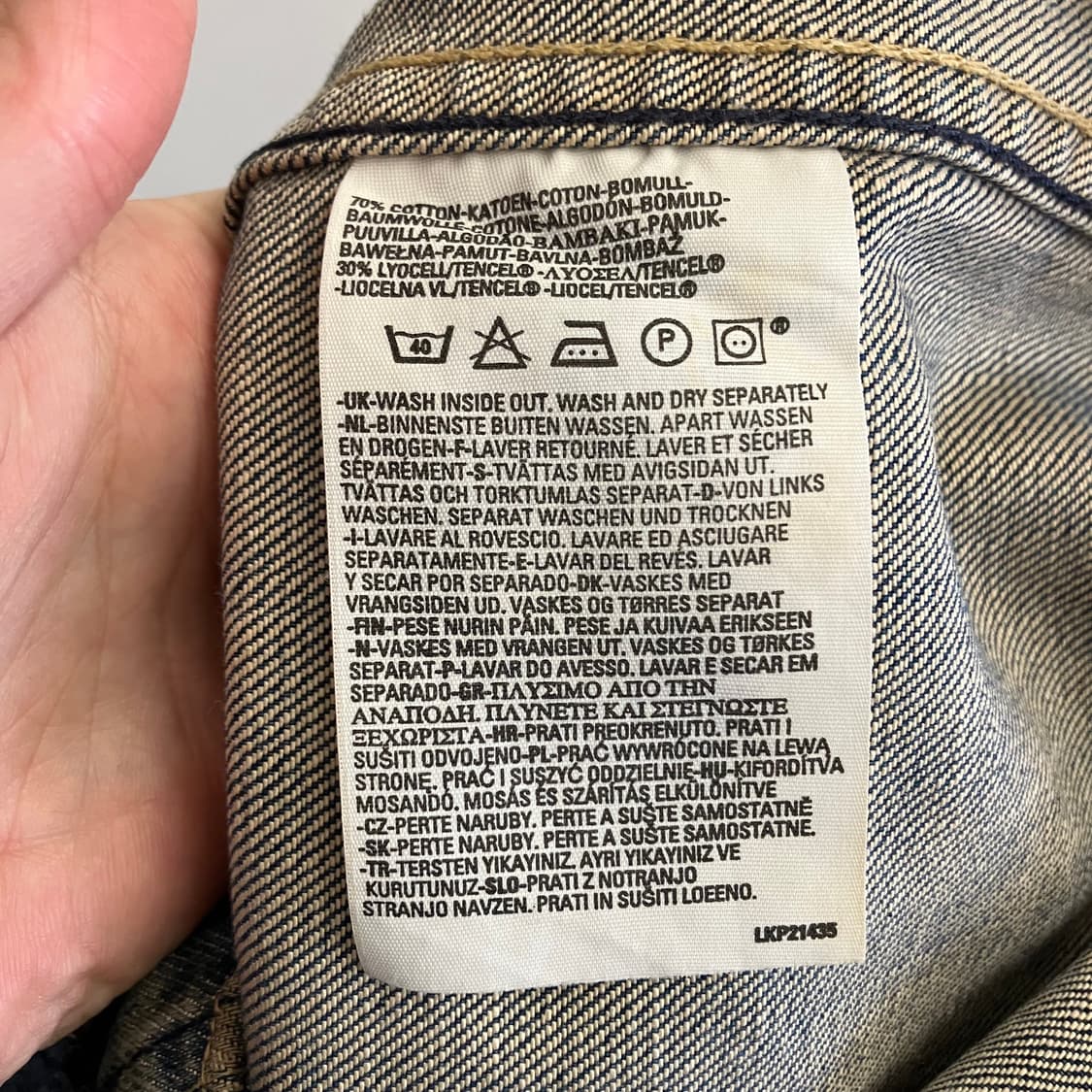 N82 리바이스 엔지니어드진 데님 청자켓 상품이미지4