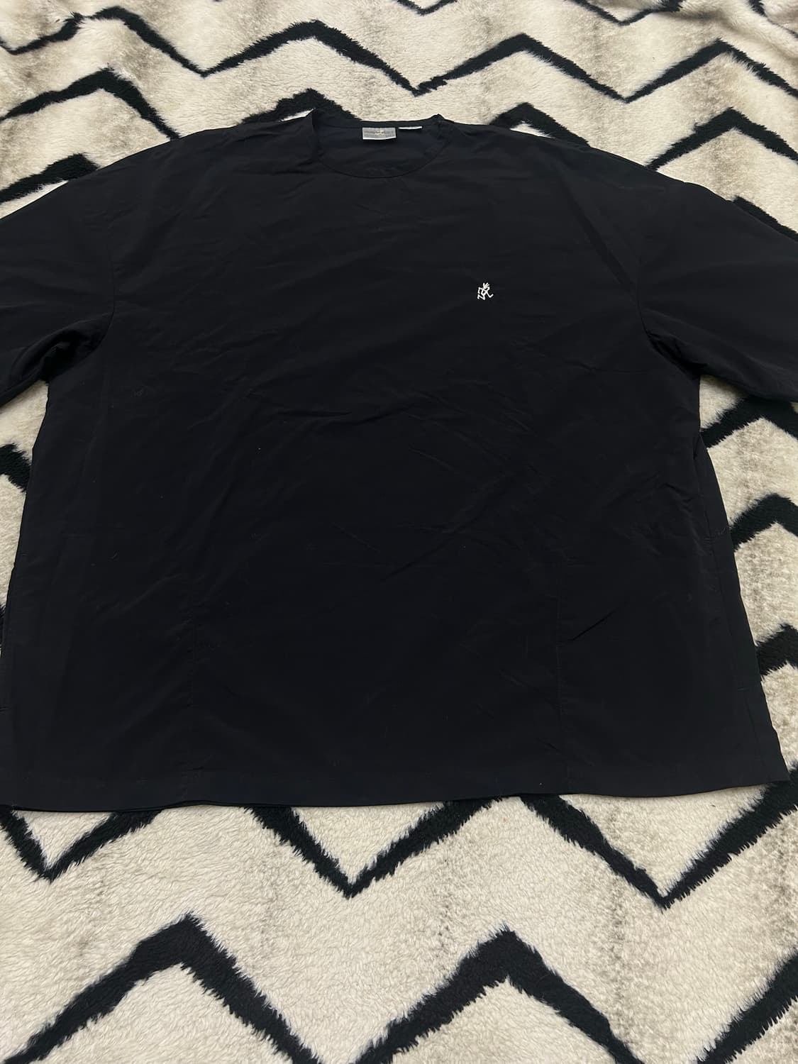 [2XL]그라미치 나일론 바람막이 반팔/블랙 상품이미지2
