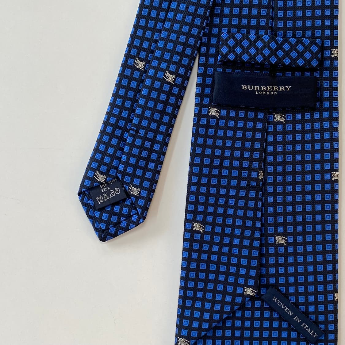 새상품급 버버리 모노그램 명품 정품 넥타이 (Burberry) 상품이미지5