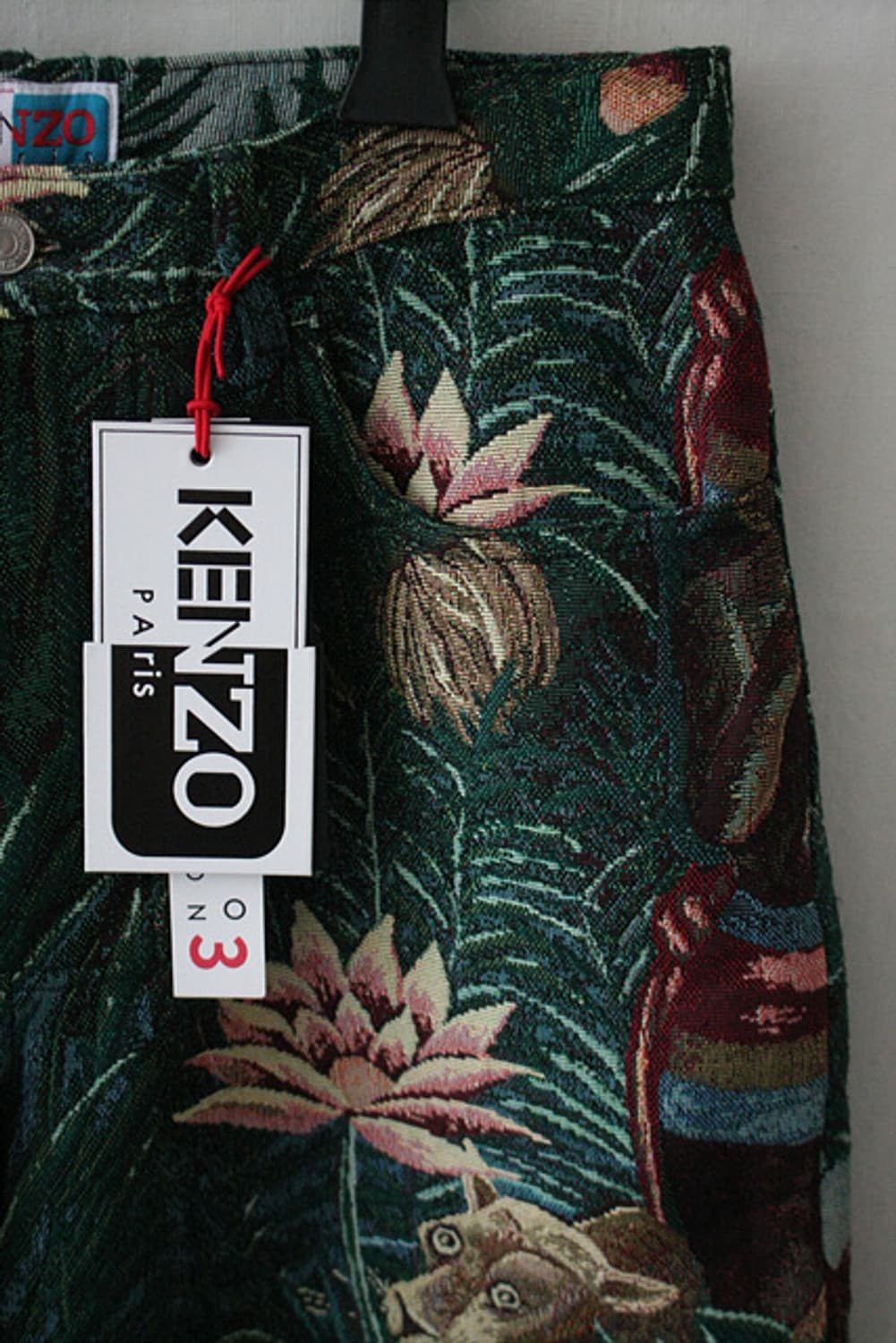 KENZO 겐조 정품 런어웨이 그린 팬츠 새제품 상품이미지4