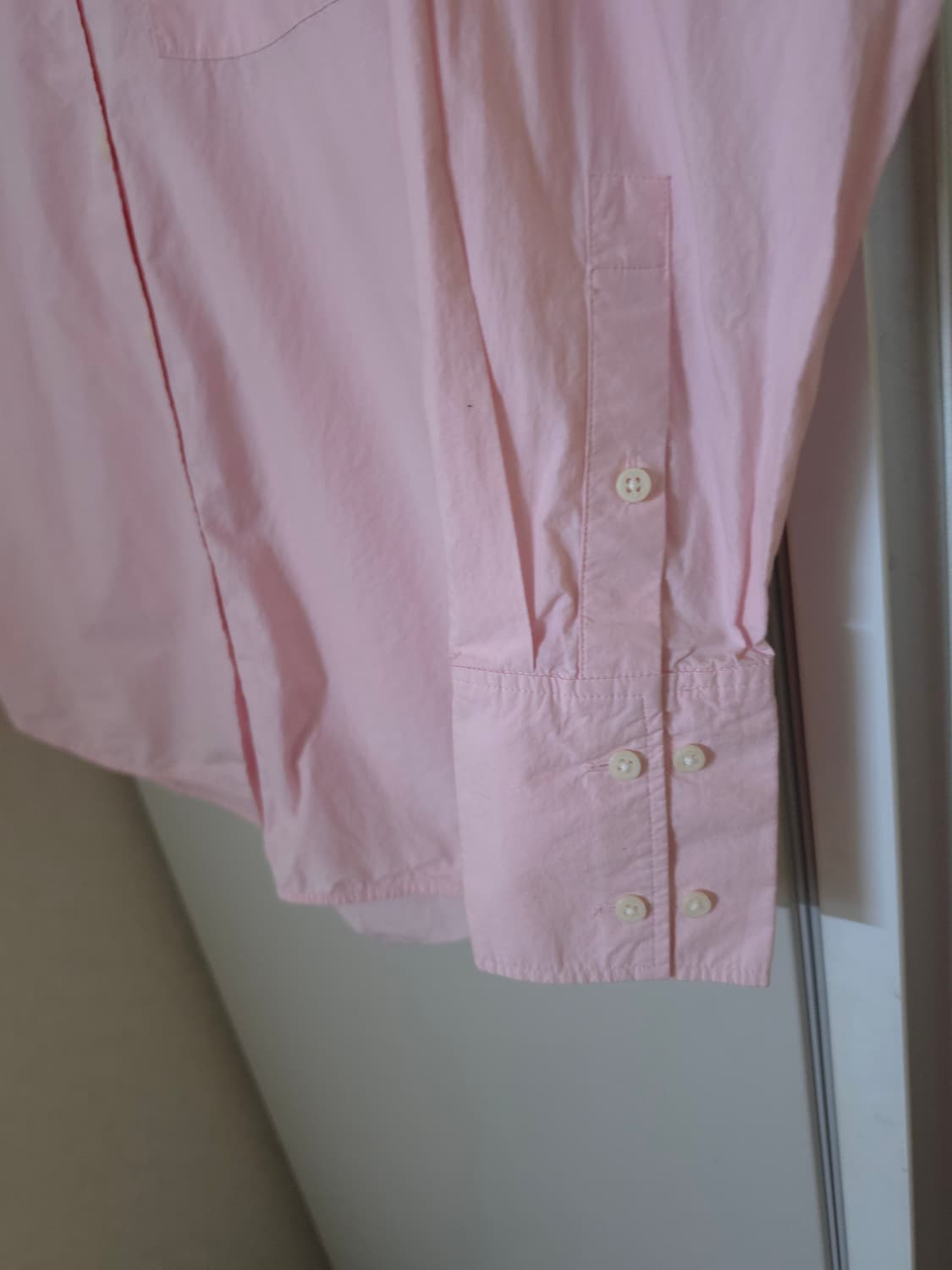 코스 핑크 오버핏 면셔츠 남방 상품이미지3