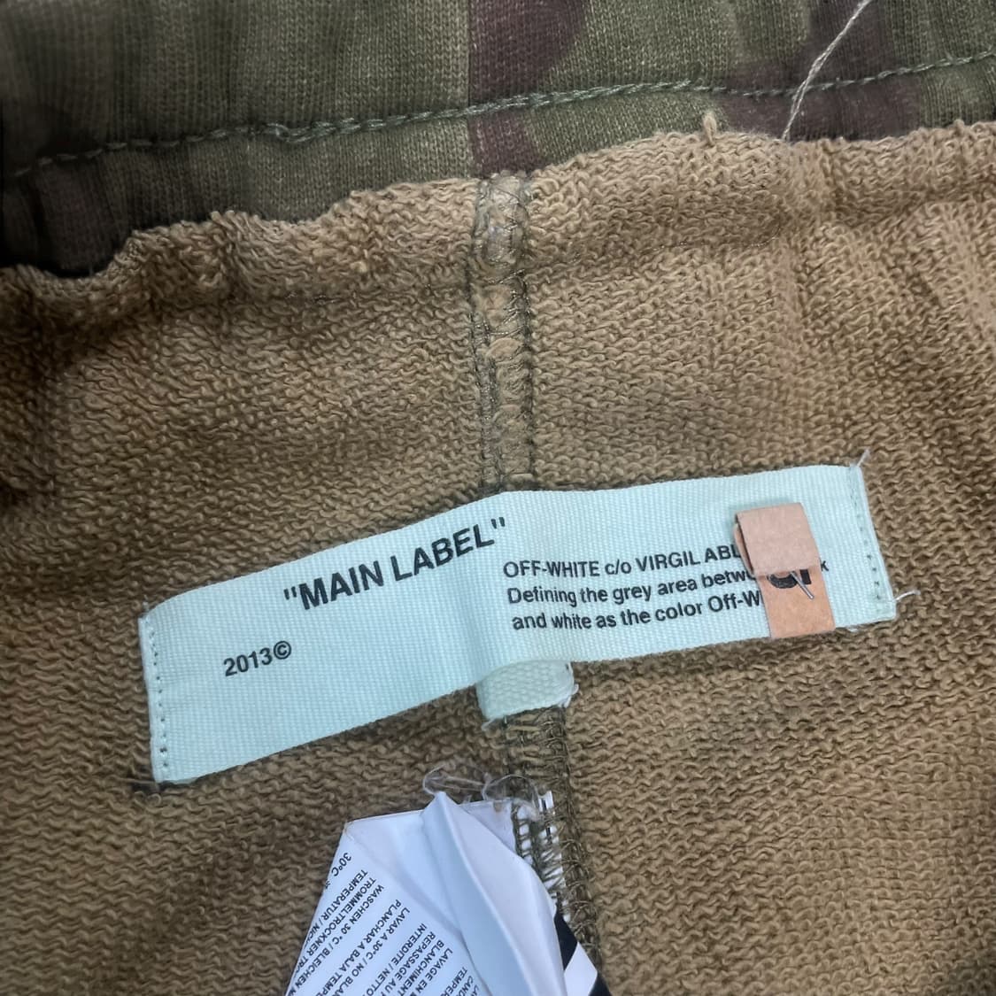 오프화이트 디아그날 카모플라쥬 조거 스웻 팬츠 상품이미지5