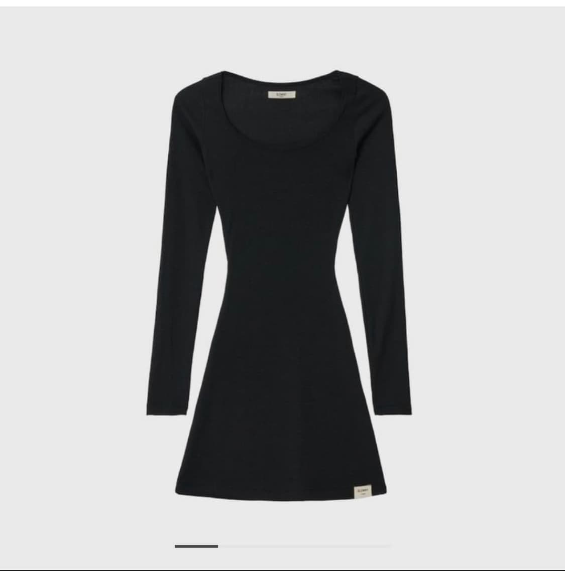 글로니 클래식 립 원피스 차콜 M 상품이미지1