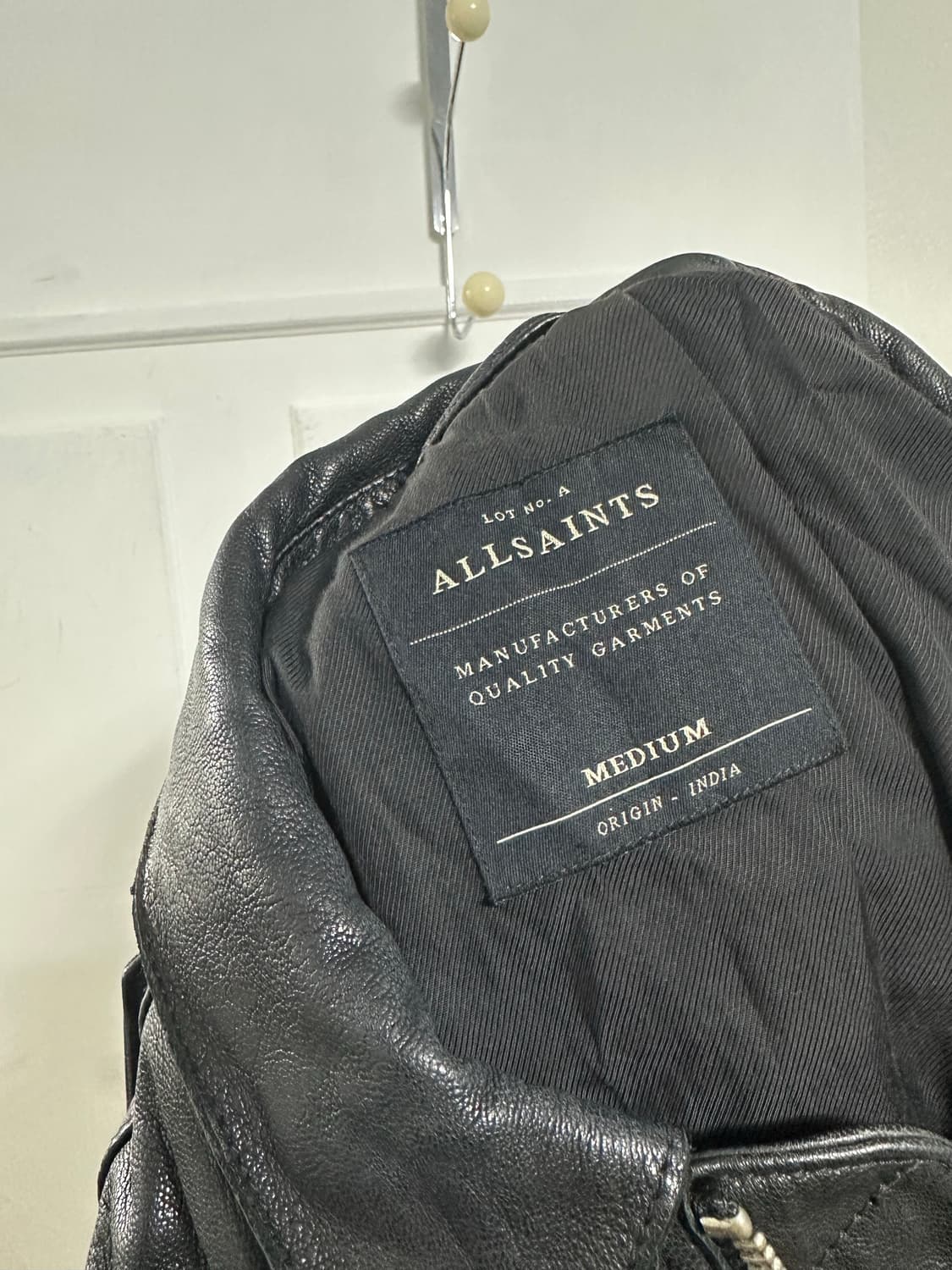 올세인츠 레더 자켓 상품이미지3