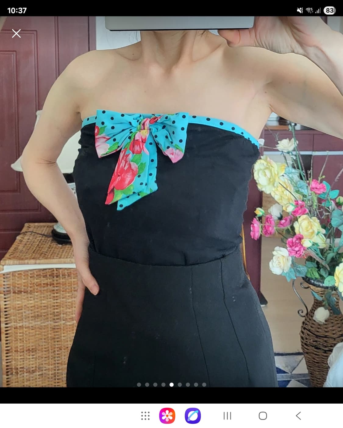 프랑스 모르간 리본 튜브탑  상품이미지5