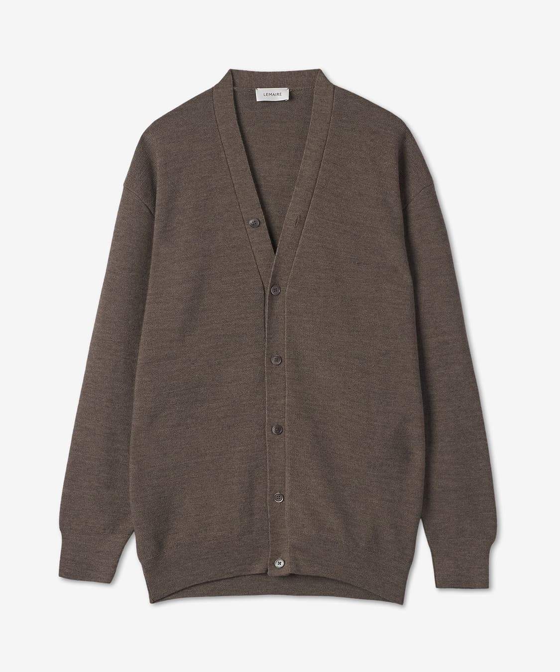 르메르 메리노 블렌드 가디건 모스그린멜란지 / XL 상품이미지1