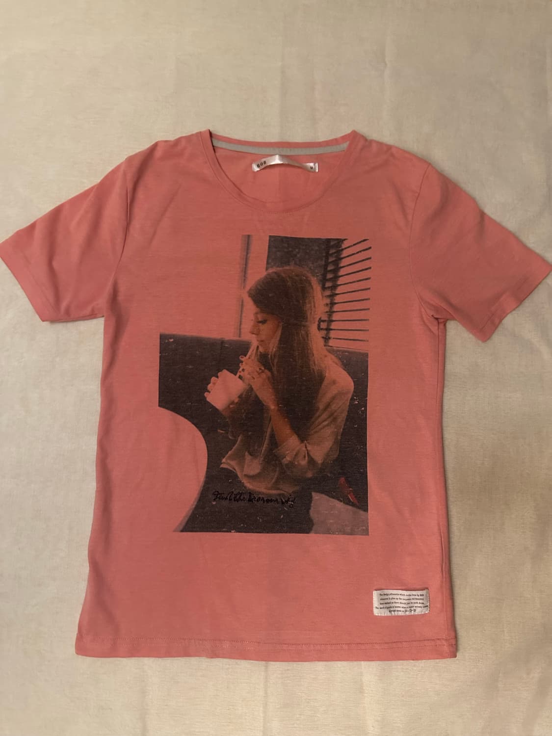 레트로 걸 그래픽 반팔 상품이미지1