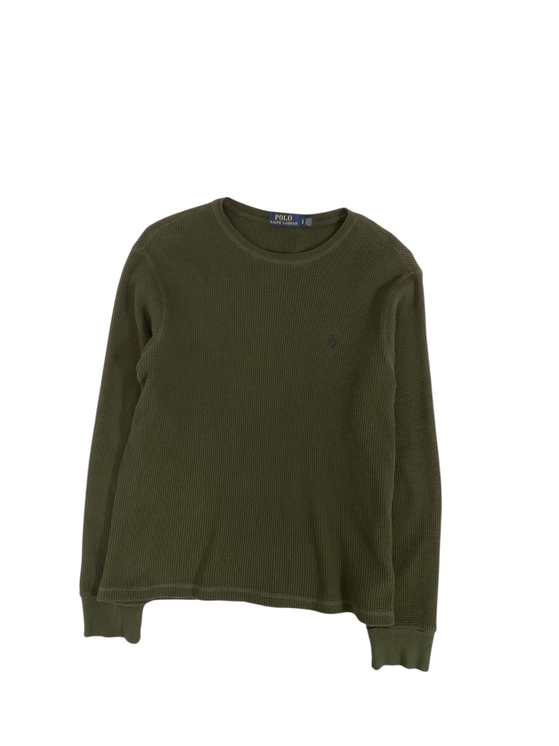 폴로 와플 카키 롱 슬리브리스 (womanL) 상품이미지1