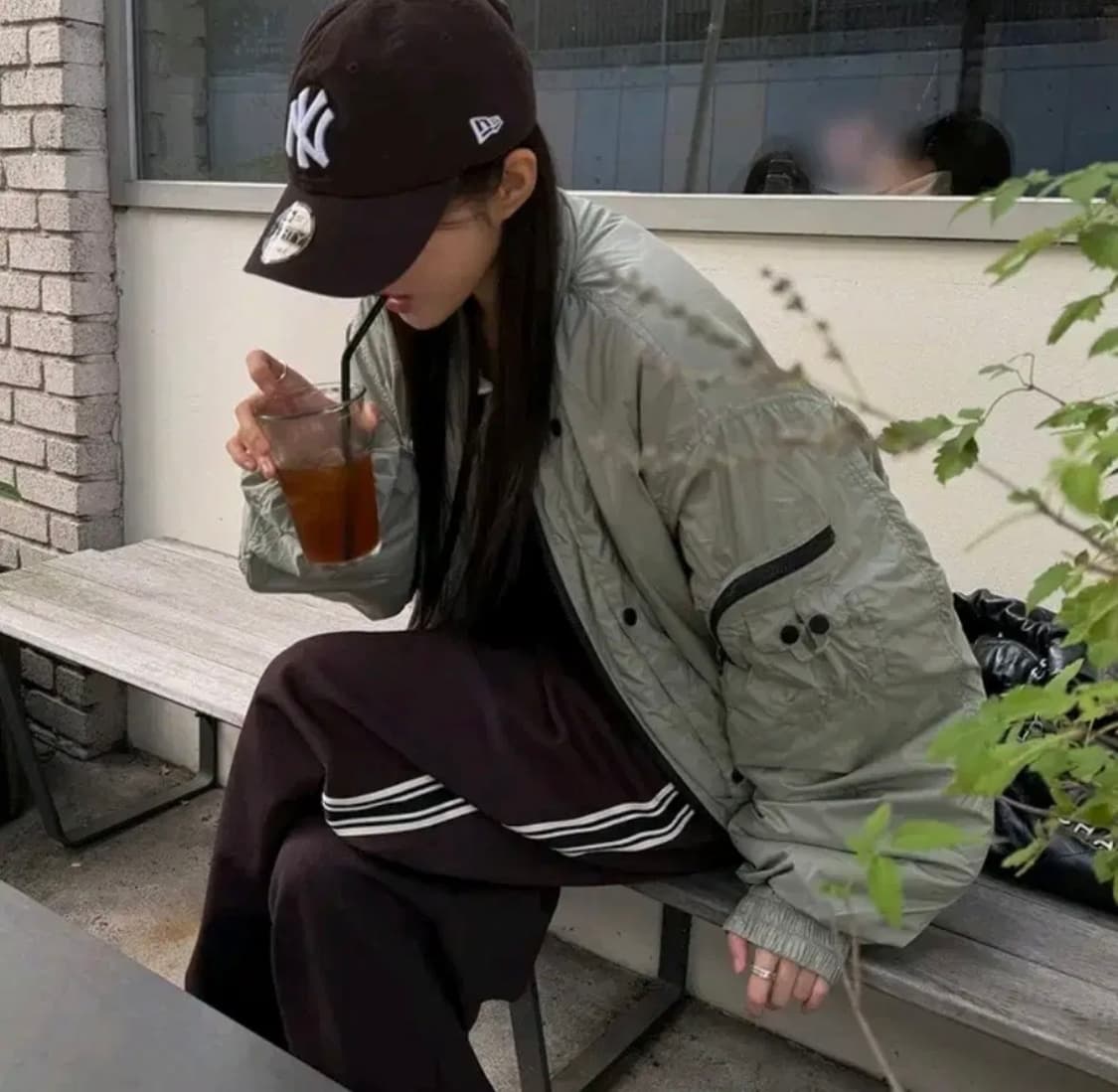 에이블리 카키 항공 점퍼 FREE (원가 10만원) 상품이미지2