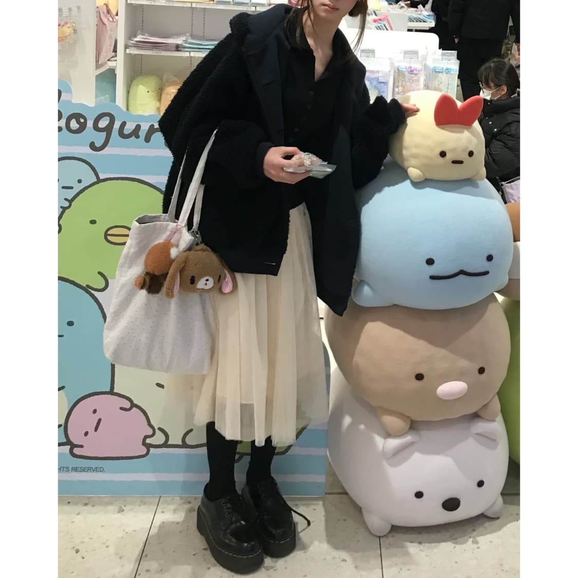 인앤양인하모니 스커트 아이보리 Tulle skirt 상품이미지2