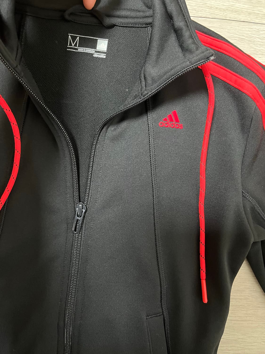 딱붙핏 검빨 아디다스 져지 상품이미지3