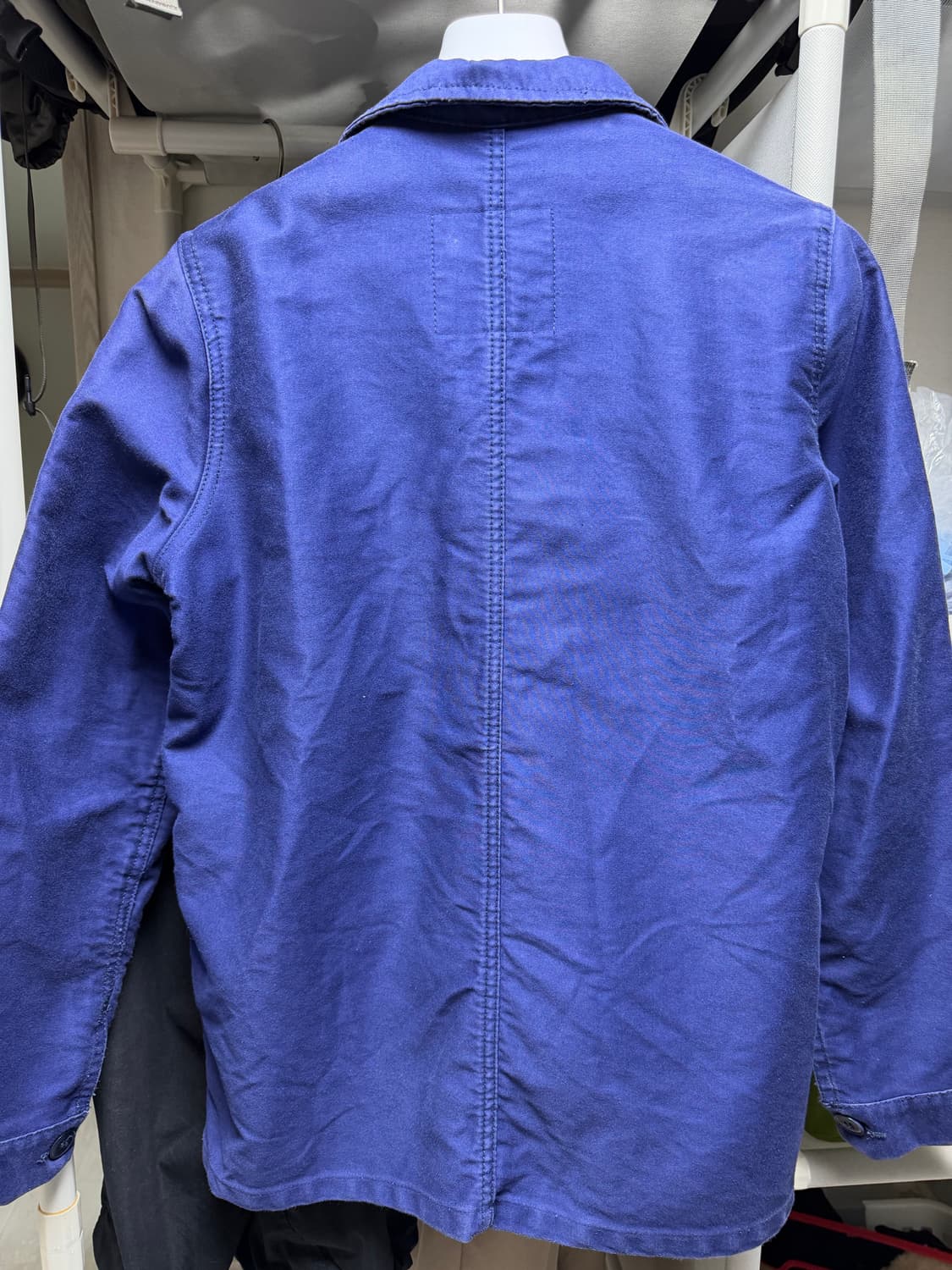 빈티지 르몽생미셸 100주년 기념 워크 자켓 블루 상품이미지2