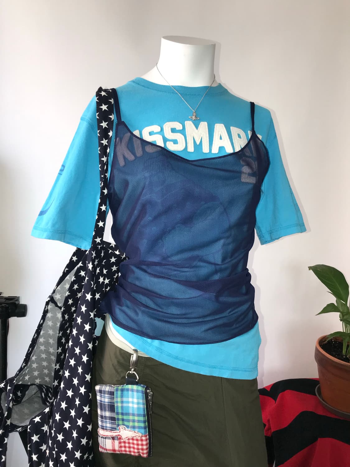 LOA Navy Mesh Summer Sleeveless 상품이미지3