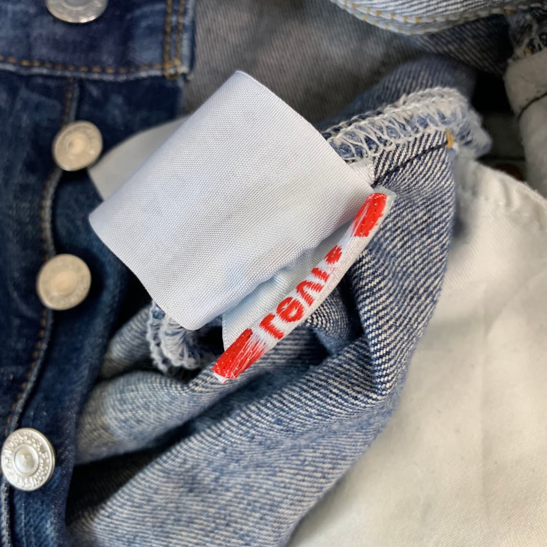 빈티지 리바이스 501 워싱 데님팬츠(35사이즈) 남자청바지 중청 상품이미지8