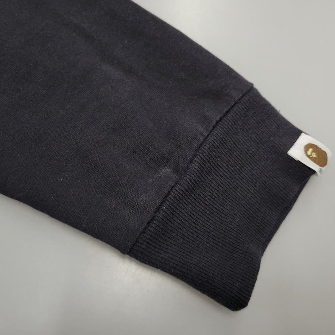 베이프 베이비 마일로 빅 페이스 롱슬리브 티셔츠 블랙 상품이미지7