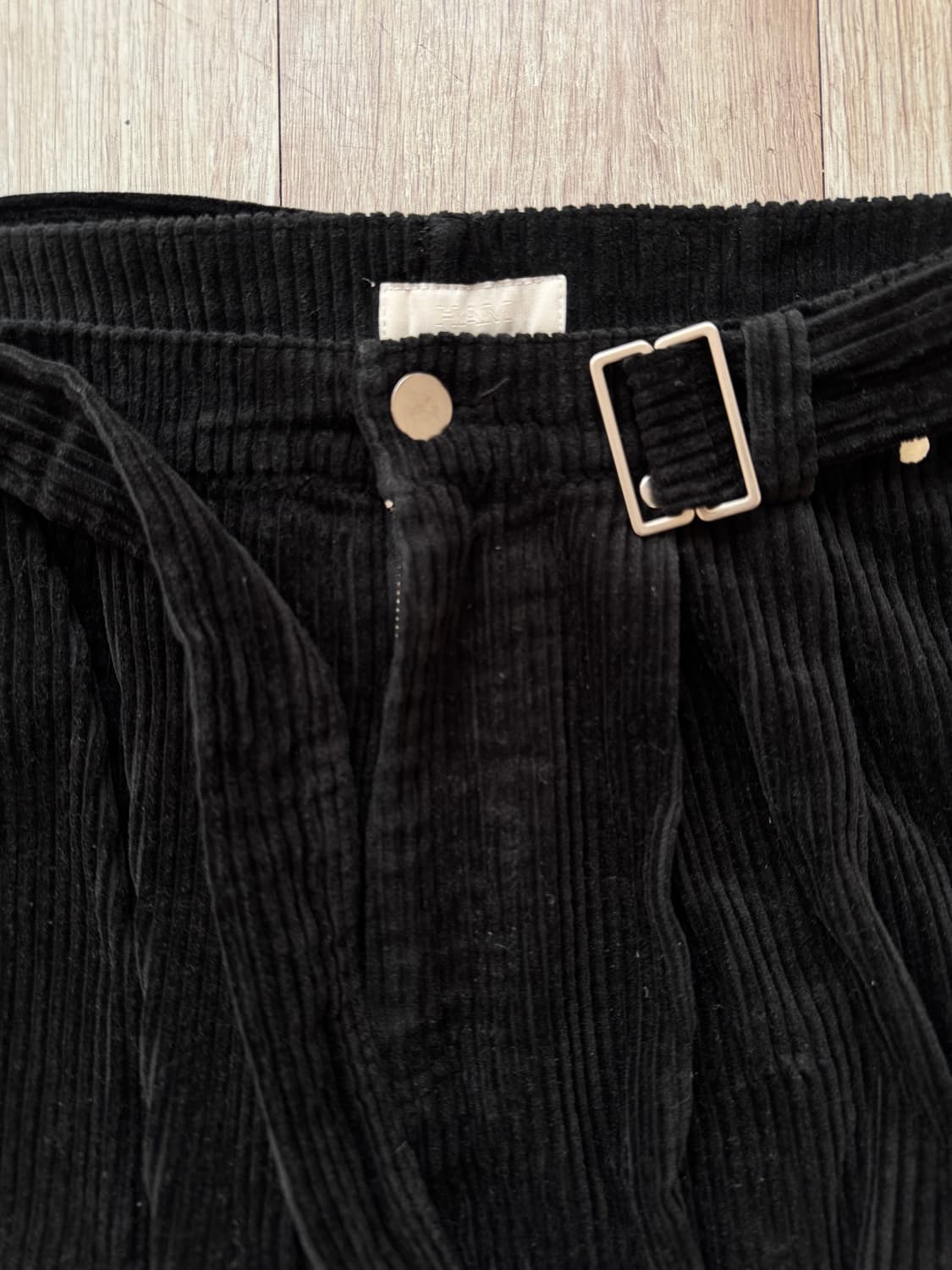 함오피스 11pants 코듀로이 팬츠 블랙 / S 상품이미지3