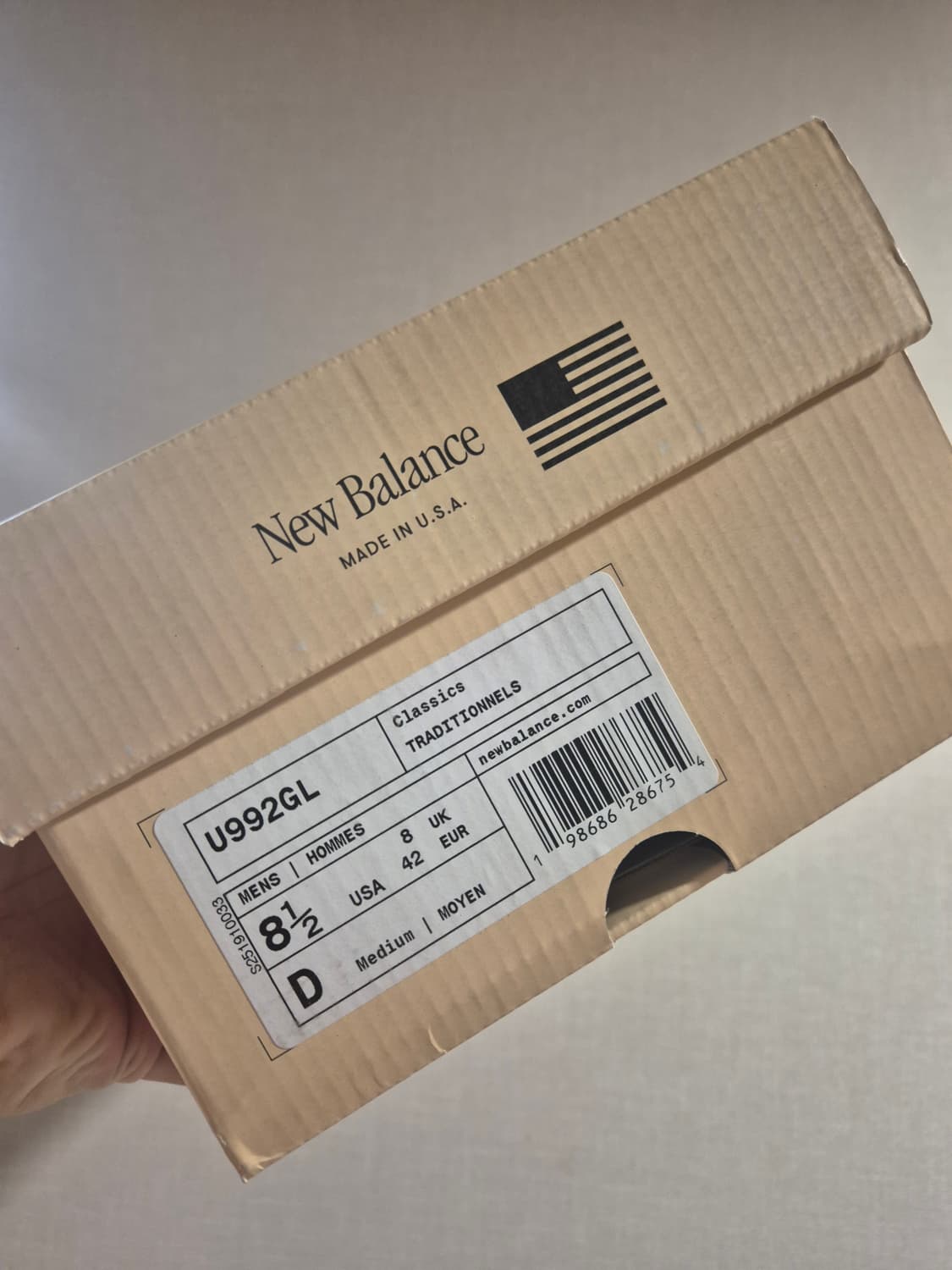 [새상품/265] 뉴발란스 992 메이드 인 USA 다크 카모 상품이미지5