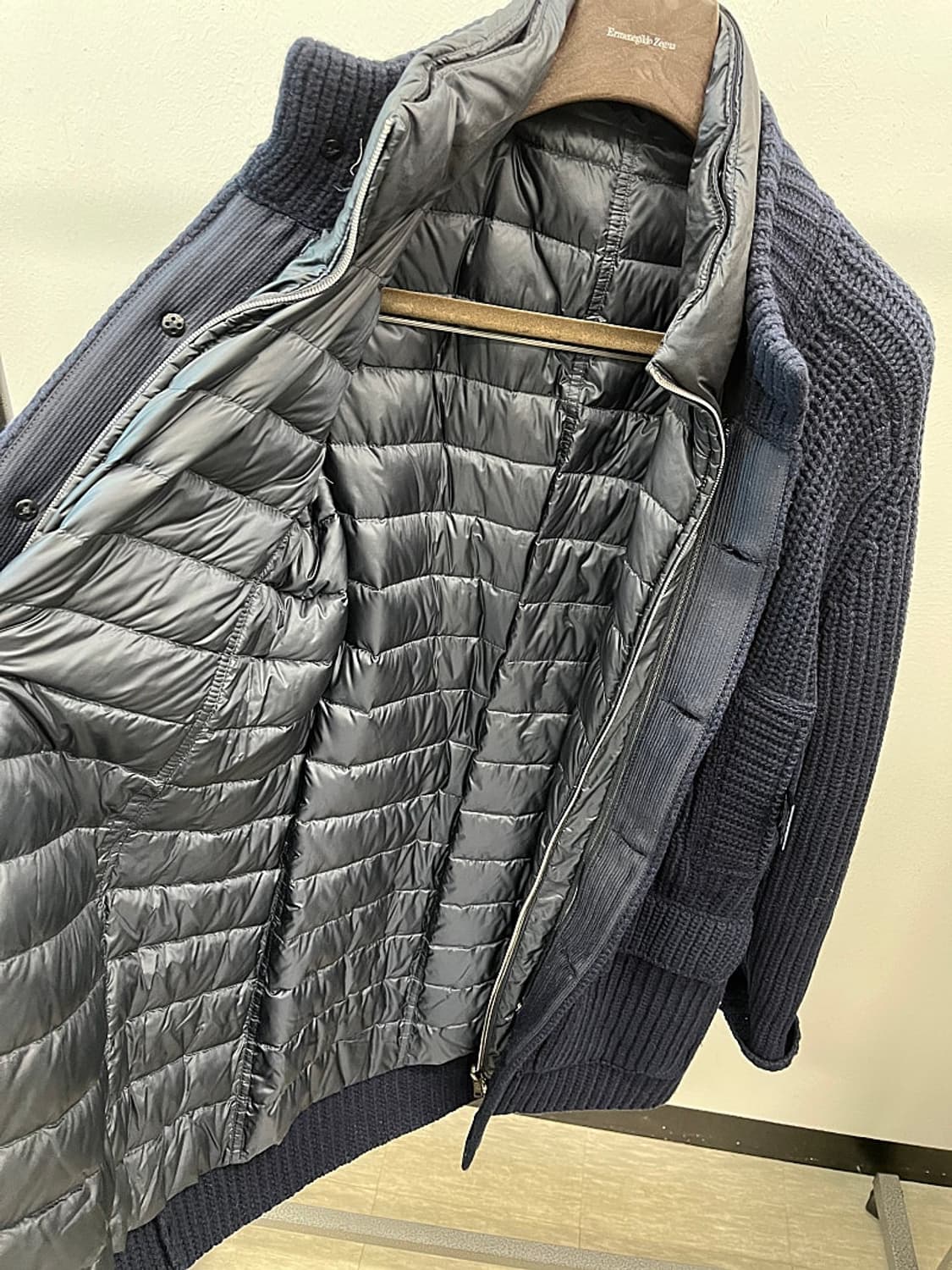 100) 에르노 와플 롱니트  상품이미지8