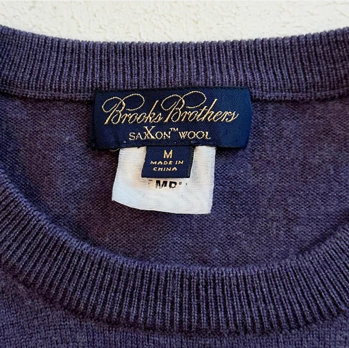 브룩스브라더스 라벤더 울 스웨터 상품이미지4