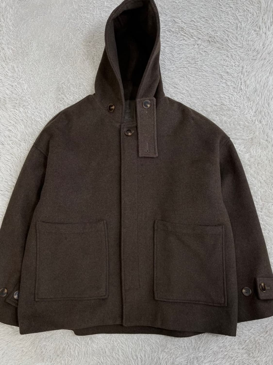 라퍼지스토어 울 후디 숏 코트/#3243 상품이미지1