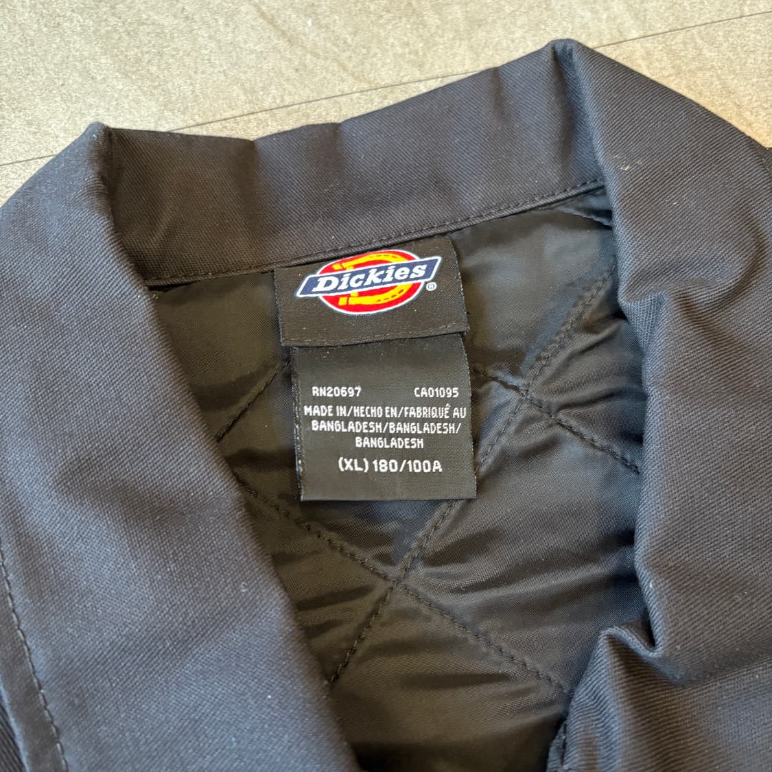 디키즈 아이젠하워 누빔 블랙 워크 자켓 상품이미지5