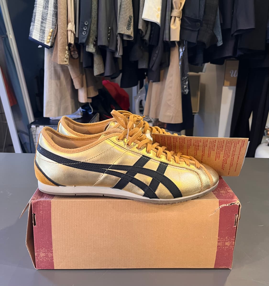 오니츠카 타이거 올림포스 골드 / 블랙(280mm) 상품이미지4