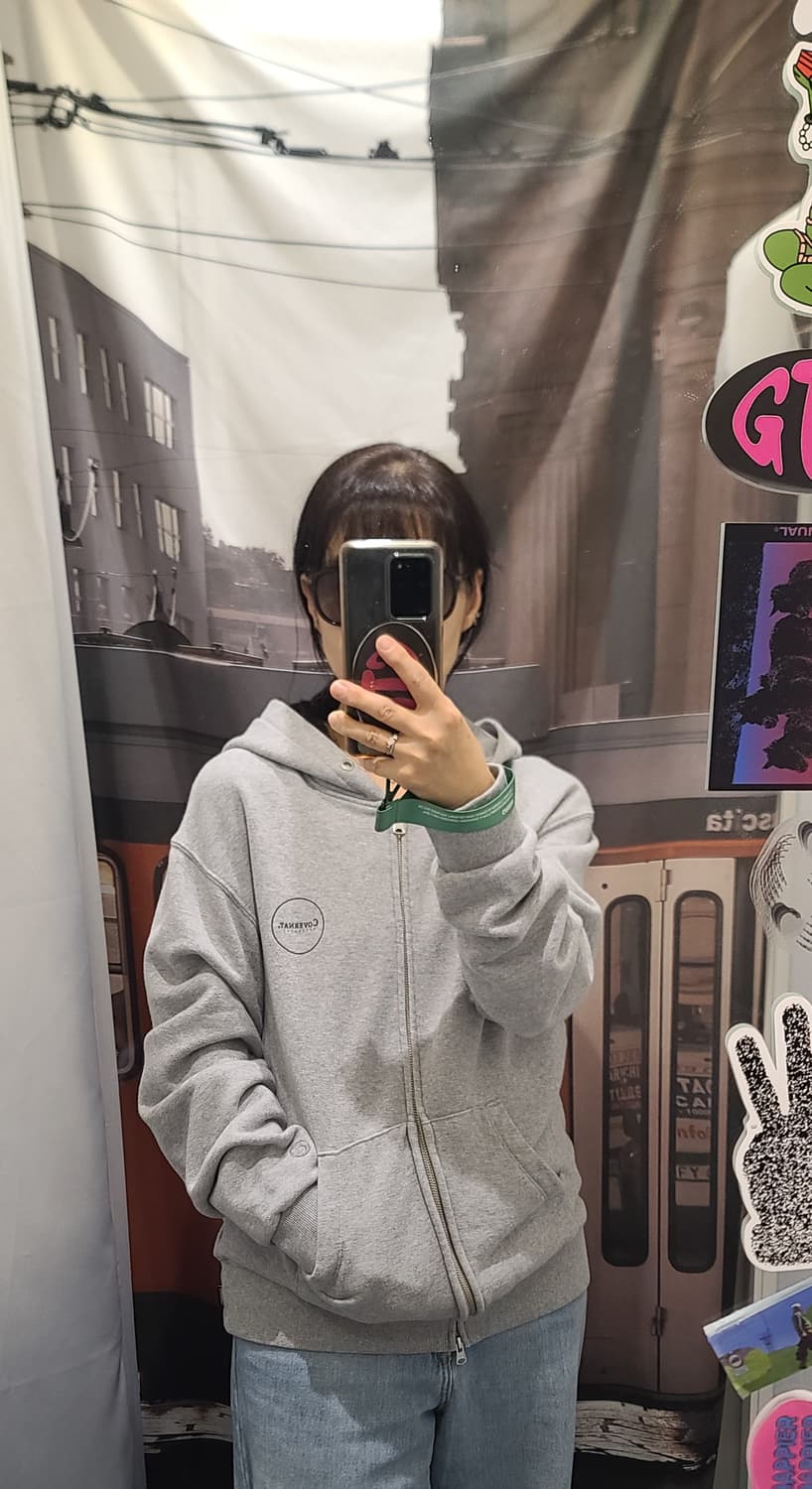 커버낫 그레이 후드집업  상품이미지2