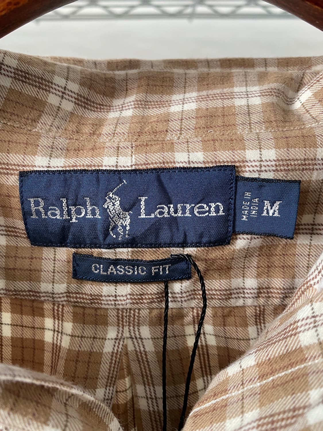 폴로 랄프로렌 클래식핏 체크 셔츠 (Woman L) 상품이미지4