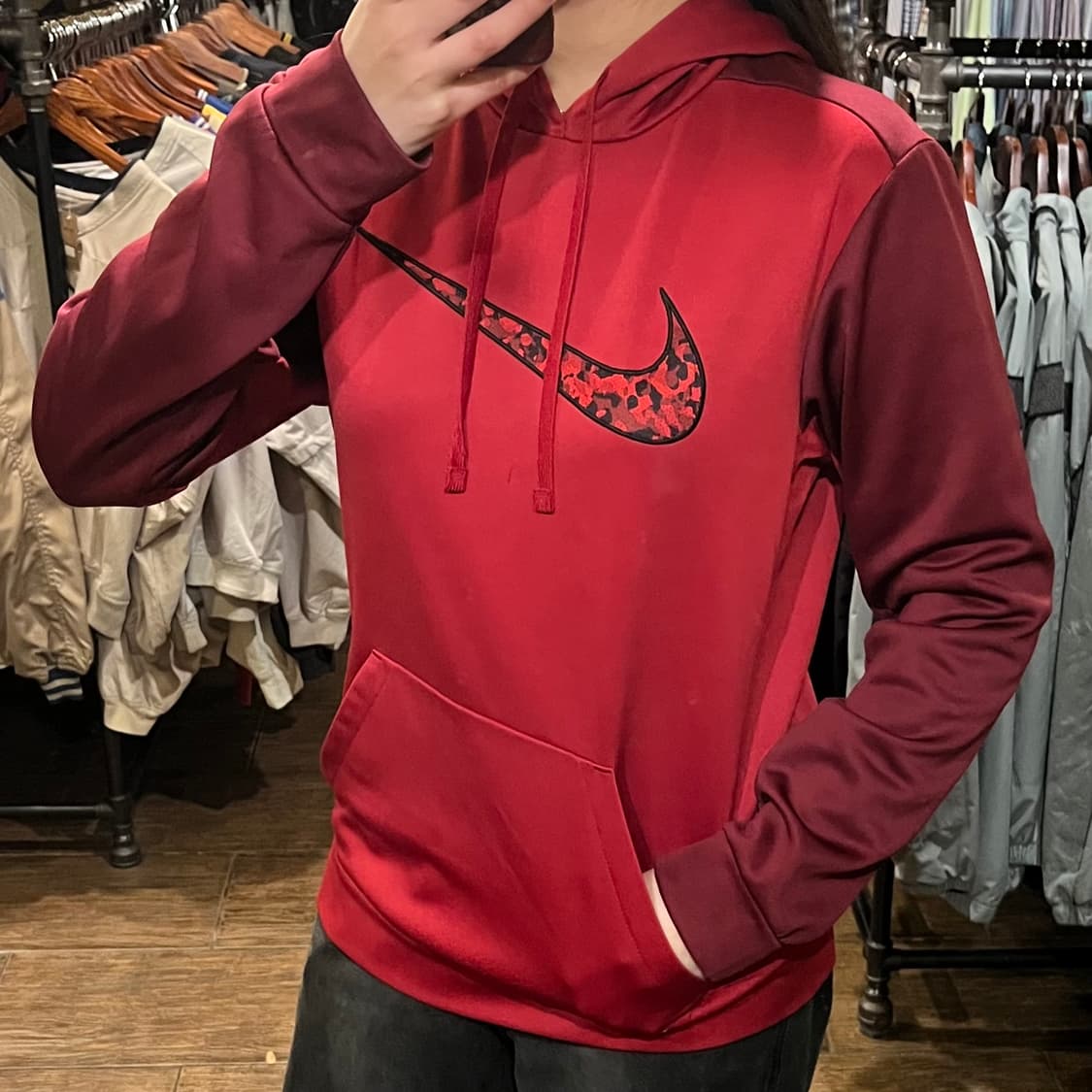 [HI] 나이키 후드티 레드 상품이미지4