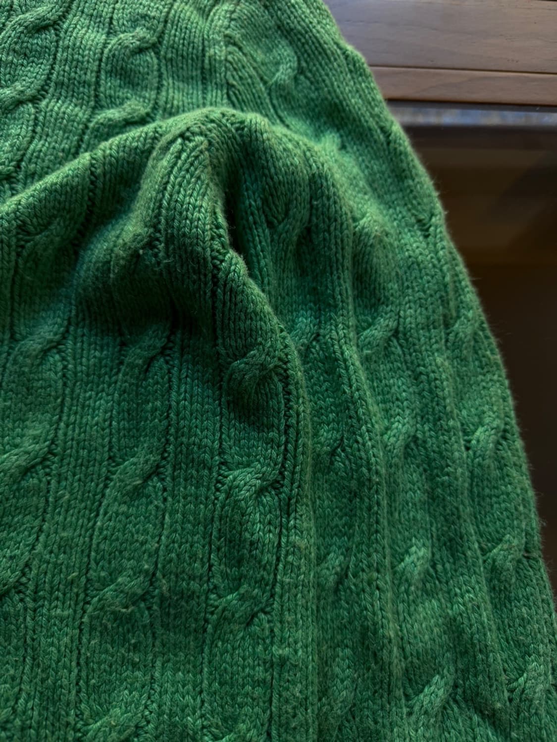 폴로 랄프로렌 100% 실크 핸드 케이블 니트 105 상품이미지9