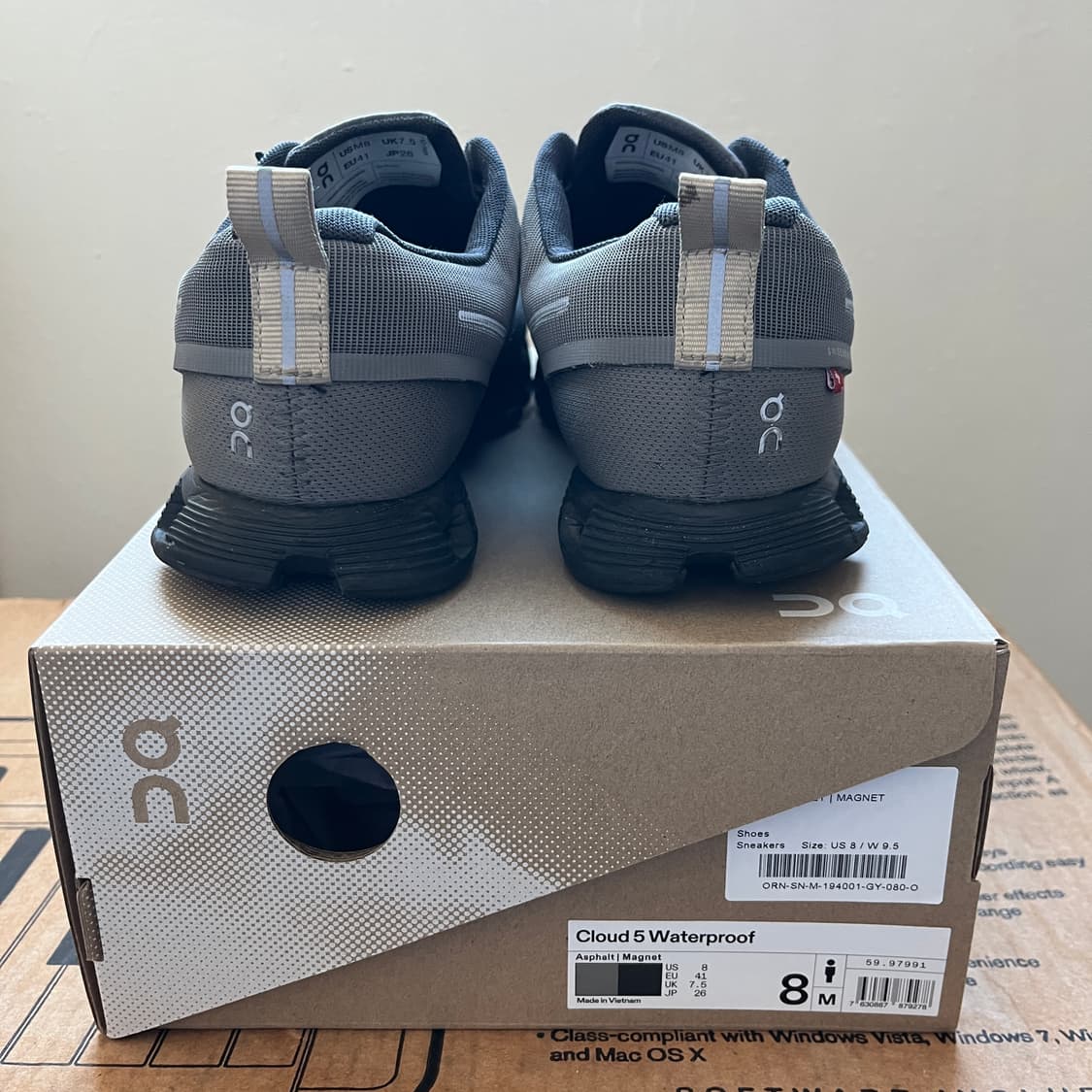 온 러닝 클라우드 5 워터프루프 아스팔트 마그넷 260 상품이미지5