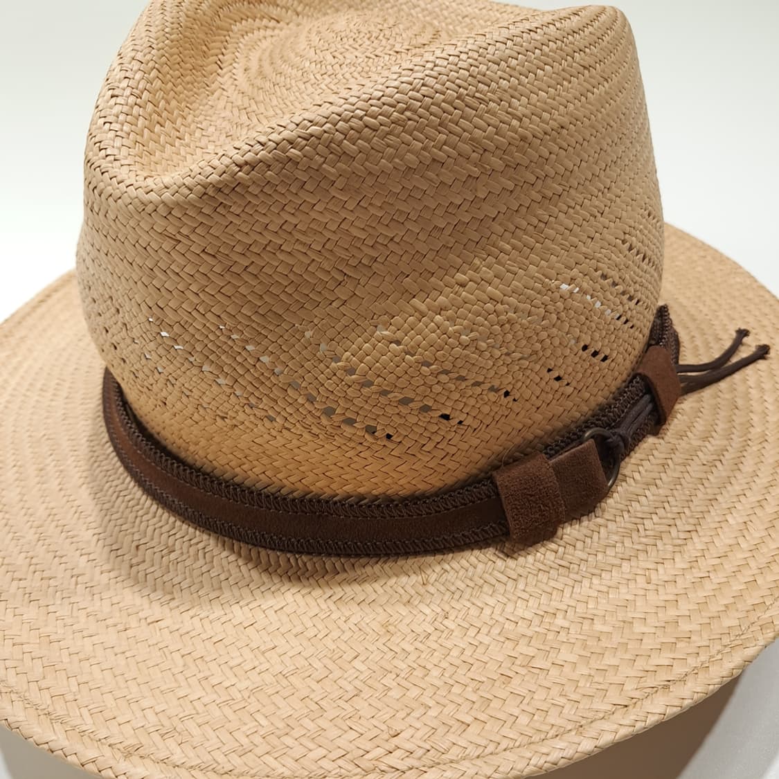 CL820 빈티밀라 독일판 파나마 스트랩 베이지 페도라 모자 상품이미지1