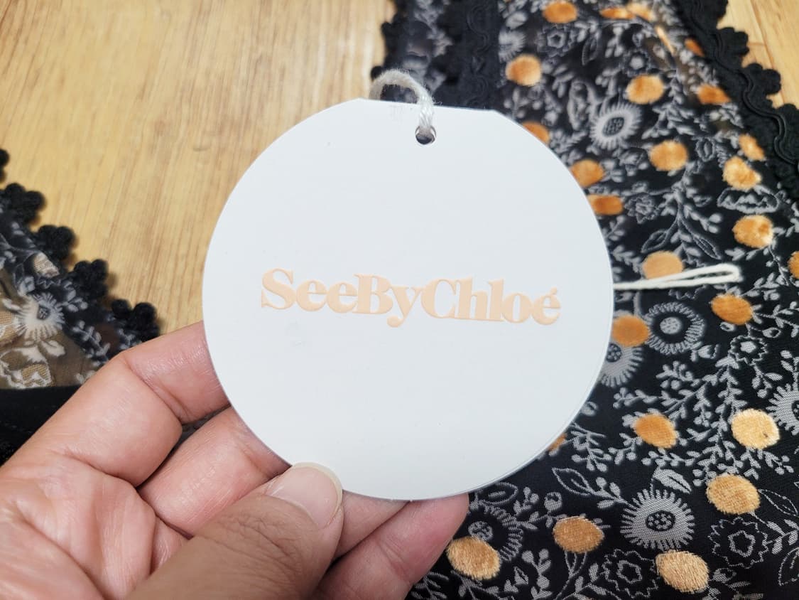 씨바이끌로에(See by Chloe) 실크원피스 55-66 새상품 상품이미지8