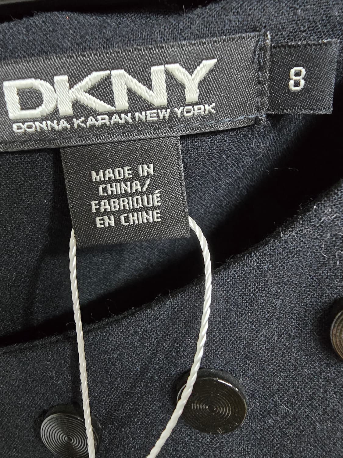 DKNY 블랙 장식 패턴 원피스 (2006) 상품이미지3