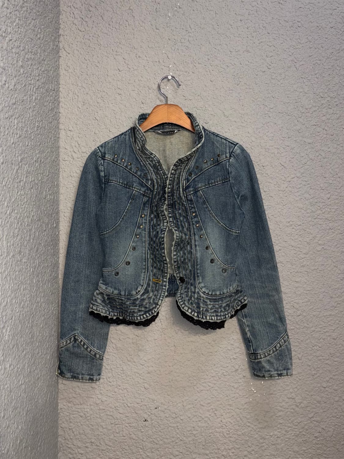 RAZY ANGEL 스터드 데님자켓 상품이미지8